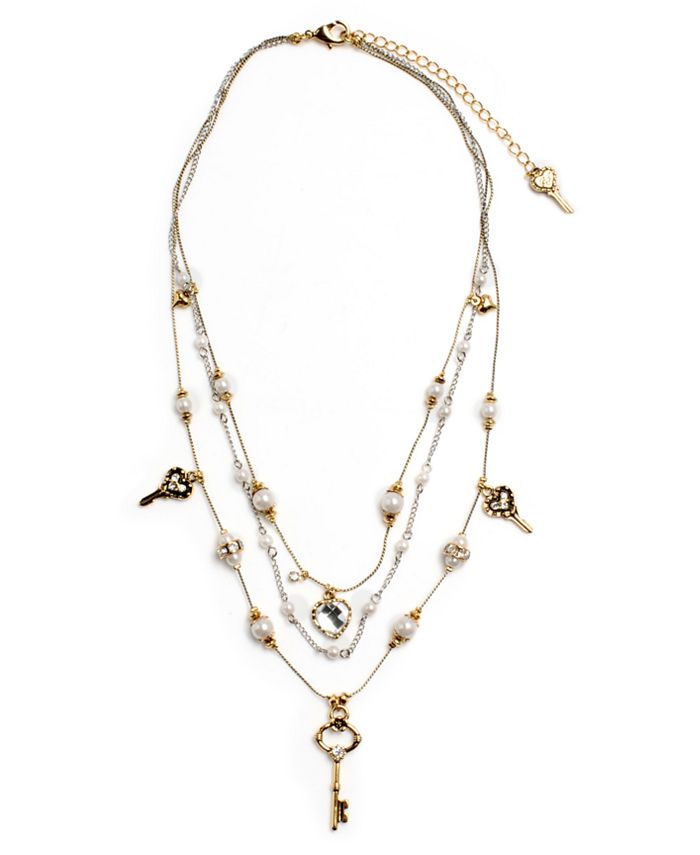 Betsey johnson sales key necklace