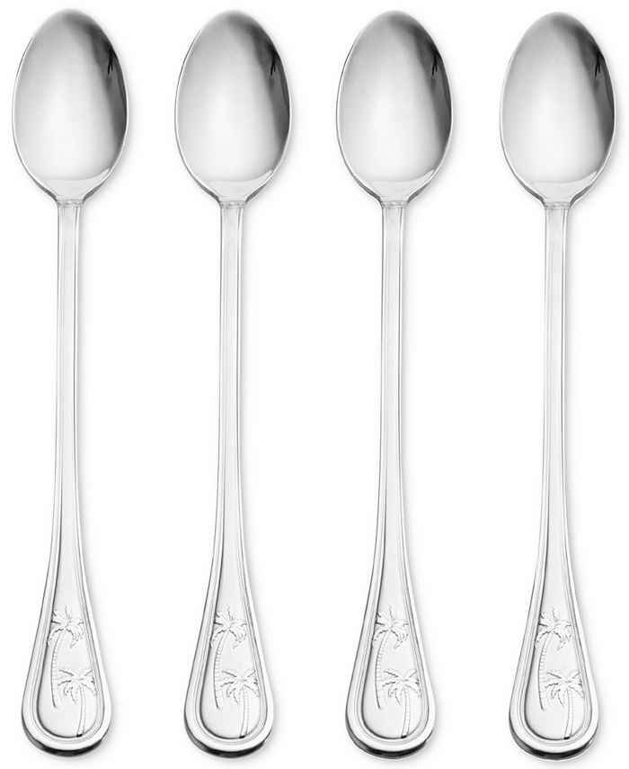 Towle - Palm Breeze 4-Pc. Iced Beverage Spoon Set