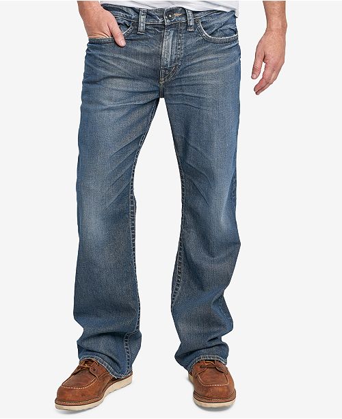 Silver Jeans Co. Men's Craig Easy Fit Bootcut Stretch Jeans & Reviews ...