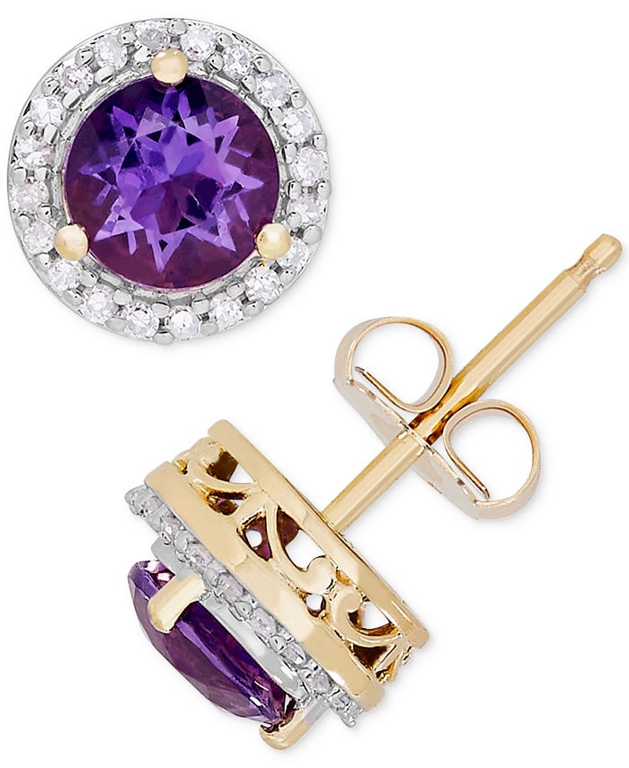 Macys 2025 birthstone earrings