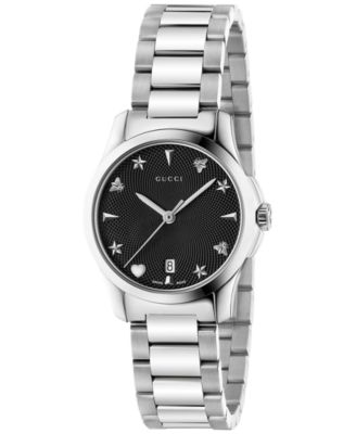 Gucci - Women's Swiss G-Timeless Stainless Steel Bracelet Watch 27mm