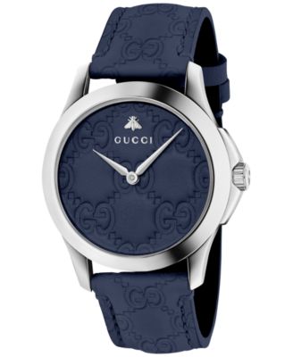 navy blue gucci watch