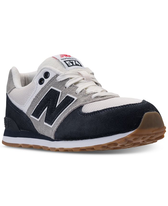 New Balance Boys' 574 Retro Sport Casual Sneakers from Finish Line - Macy's