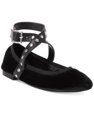 CHARLES by Charles David - Dean Velvet Studded Flats