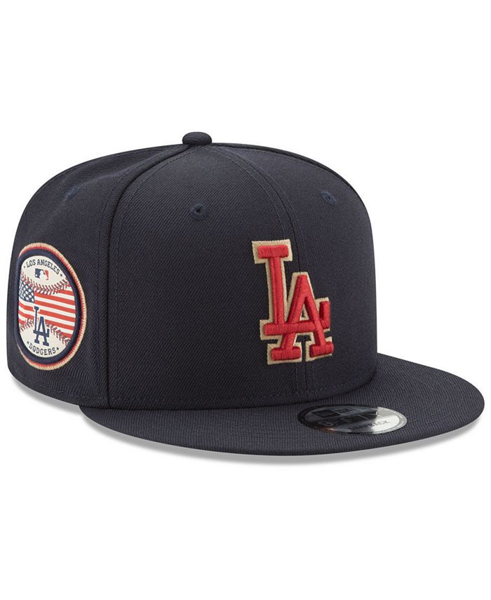 New Era Los Angeles Dodgers Full Americana Patch 9FIFTY Snapback Cap ...