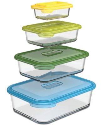 Joseph Joseph 8-Pc. Nesting Glass Container Set 