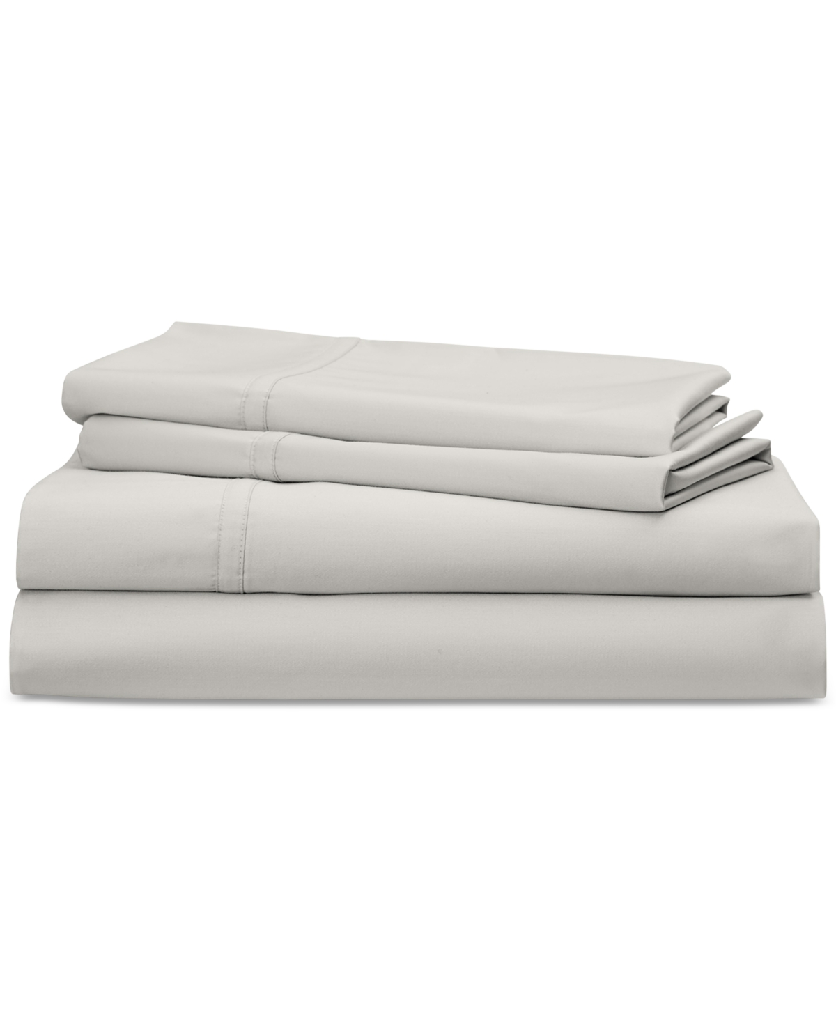 Ralph Lauren Spencer 475 Thread Count Cotton Sateen 4-pc. Sheet Set, California King In Stone Grey