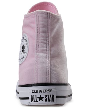 Converse Women's Chuck Taylor Hi Velvet Casual Sneakers from Finish ...