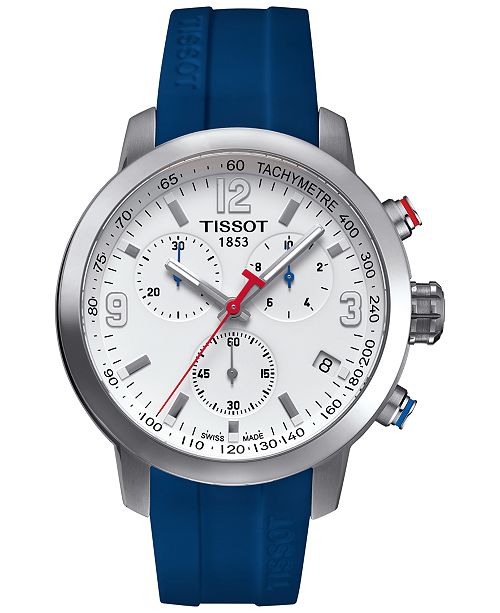 tissot rubber strap watch