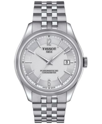 Tissot - Men's Swiss Automatic Ballade Stainless Steel Bracelet Watch 39mm