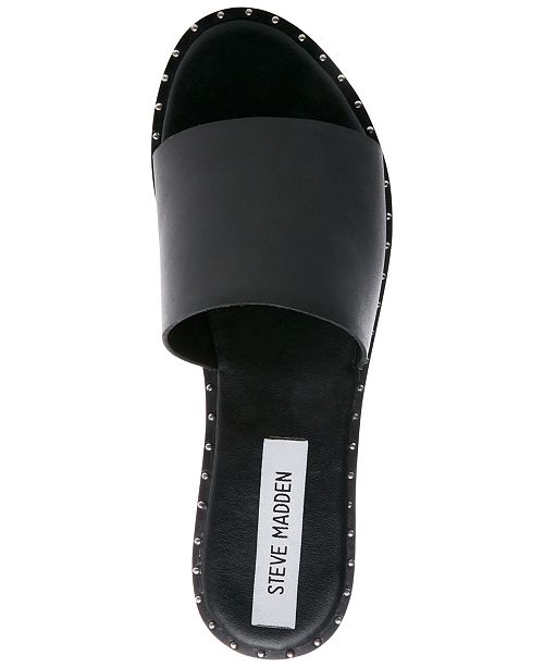 Steve Madden Women's Taylor Studded Slide Sandals & Reviews - Sandals ...