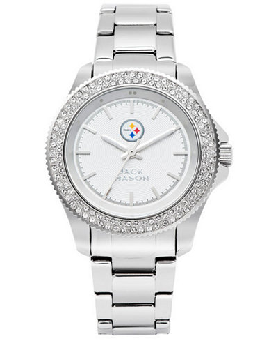 Jack Mason Women's Pittsburgh Steelers Glitz Sport Bracelet Watch