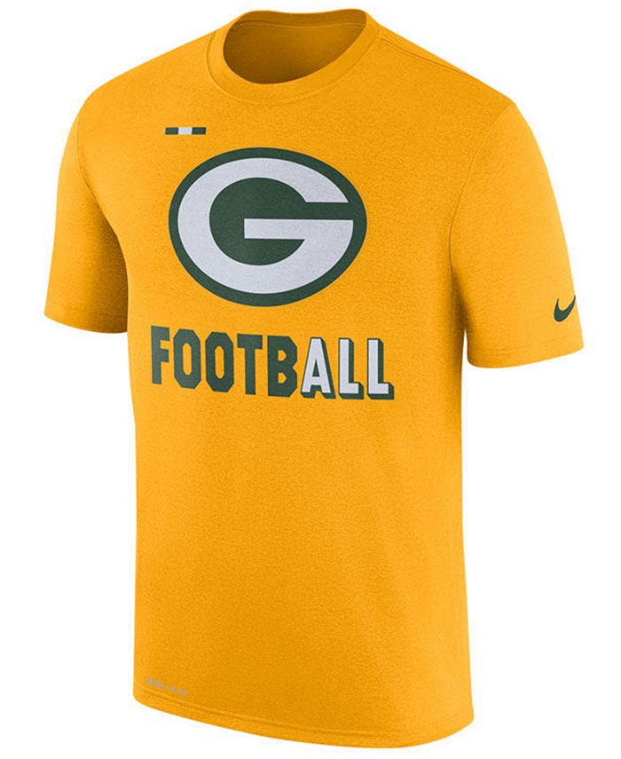 Nike Men's Green Bay Packers Legend Football T-Shirt - Macy's