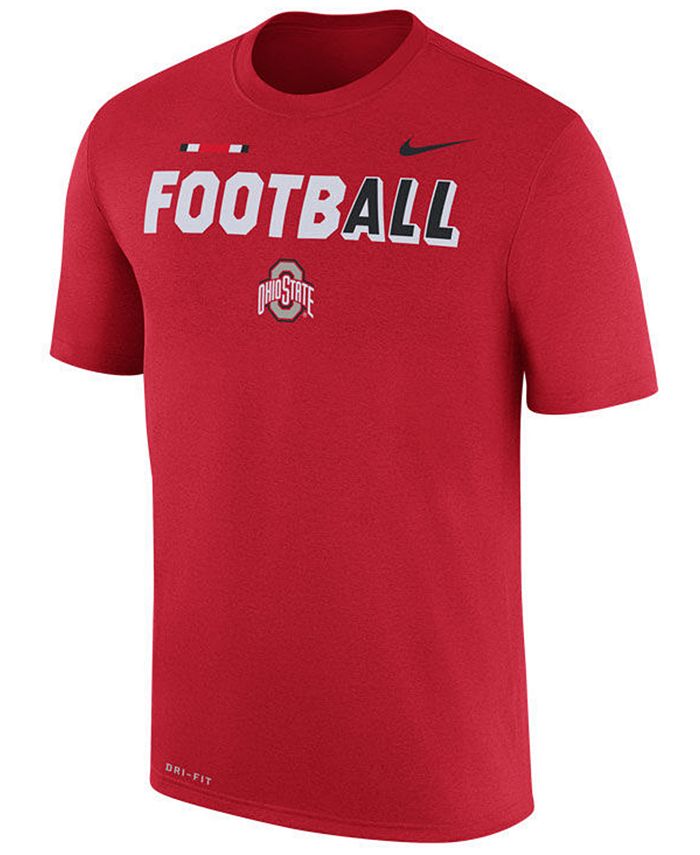 Nike Men's Ohio State Buckeyes Football Legend T-Shirt - Macy's