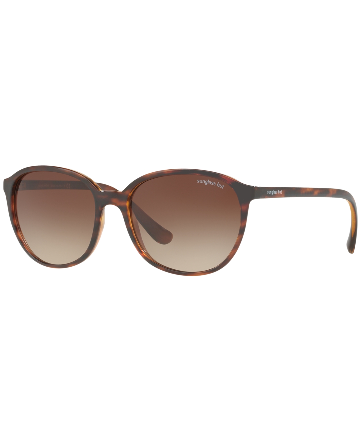 Sunglass Hut Collection Sunglasses, Hu2003 55 In Brown,brown Gradient