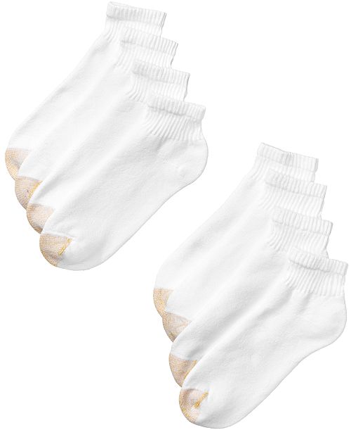 alfani Gold Toe Men's 8-Pack Athletic Quarter Socks Men's Fashion & Accessories