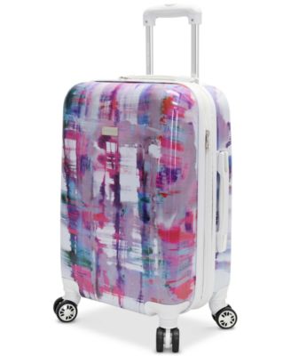 plaid carry on luggage