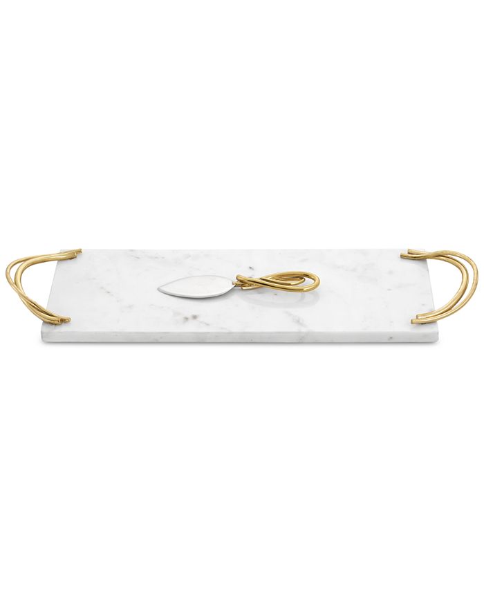 Michael Aram - Calla Lily Collection Small Cheeseboard & Spreader, 2-Pc. Set