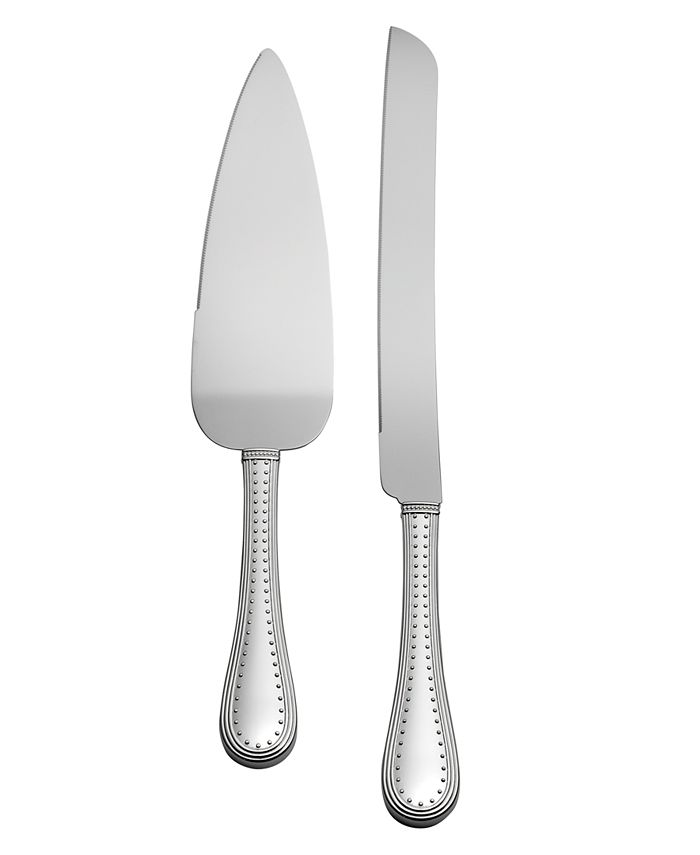 Vera Wang Wedgwood Grosgrain Cake Knife and Server Macy's