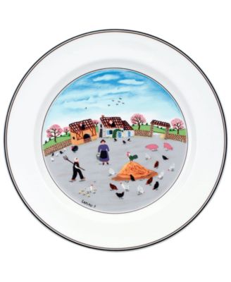  Design Naif Dinner Plate Country Yard