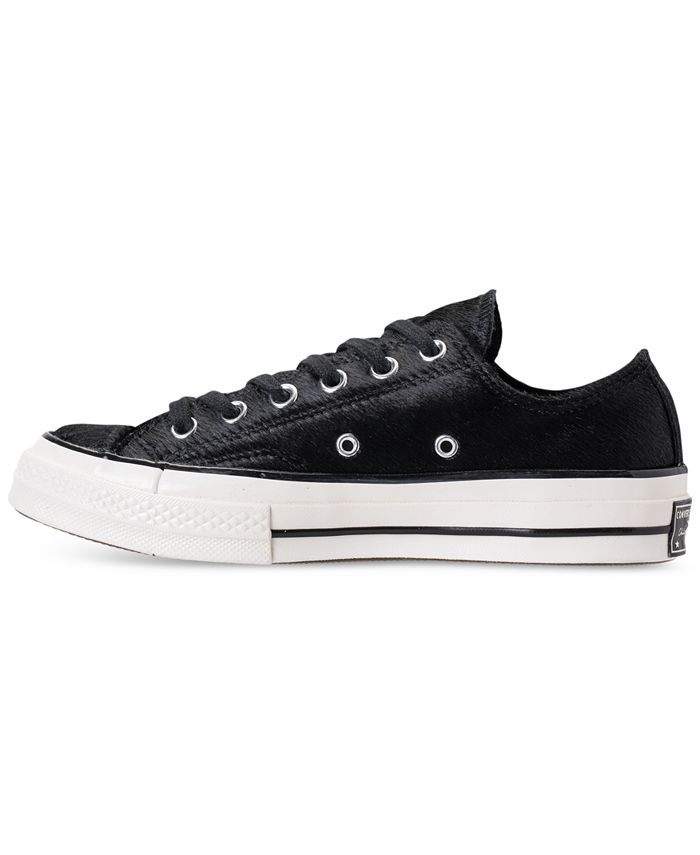 Converse Women's Chuck Taylor All Star 70 Ox Pony Hair Casual Sneakers ...