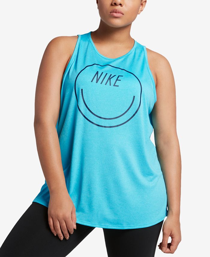 Nike Plus Size Dry Racerback Training Tank Top Macy's
