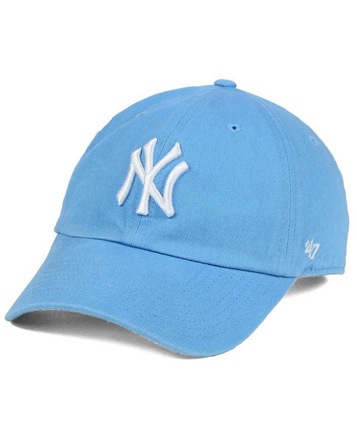 47 Brand Flat Brim Youth New York Yankees MLB Blue Snapback Cap