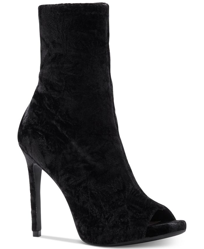 Jessica simpson peep toe booties shop