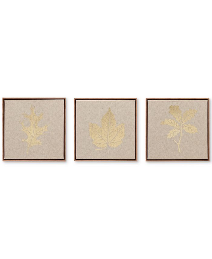 Madison Park - Golden Harvest 3-Pc. Framed Canvas Print Set