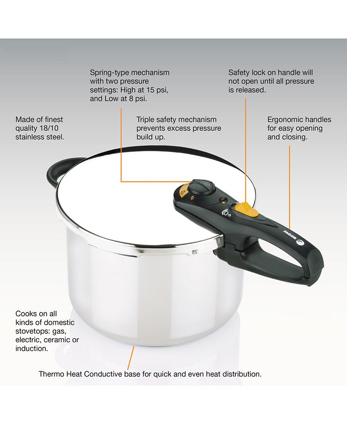 Fagor Duo 8 Qt. Pressure Cooker Macy's