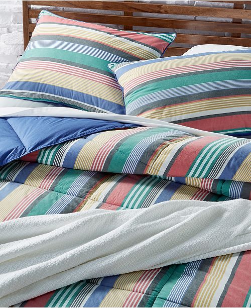 Lauren Ralph Lauren Cameron Reversible Yarn Dyed Stripe King Down