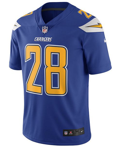 Nike Men's Melvin Gordon Los Angeles Chargers Limited Color Rush Jersey ...