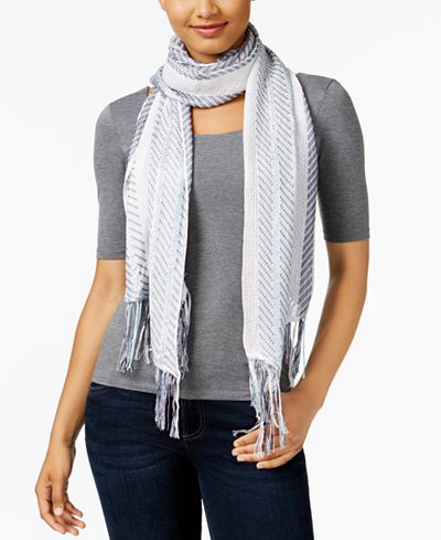 Collection XIIX Woven Fringe Scarf