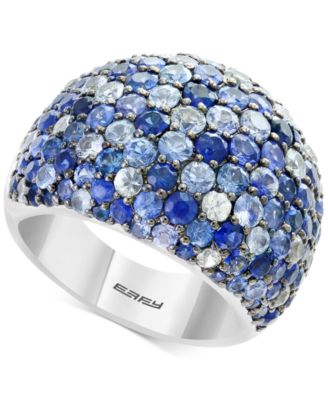 EFFY Collection - Multicolor Sapphire Statement Ring (5-3/4 ct. t.w.) in Sterling Silver
