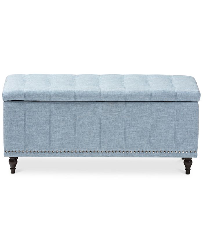 Furniture Kaylee Button-Tufted Storage Ottoman Bench & Reviews ...