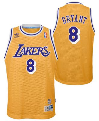 adidas Kobe Bryant Los Angeles Lakers Retired Player Swingman Jersey, Big Boys (8-20) 