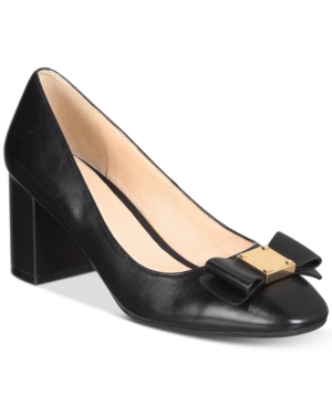 image of Cole Haan Tali Bow Block-Heel Pumps