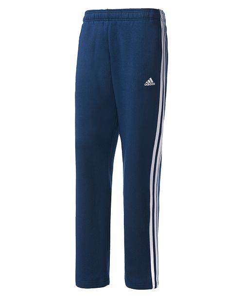 adidas Men's Essential Open-Hem Fleece Sweatpants & Reviews - All Activewear - Men - Macy's