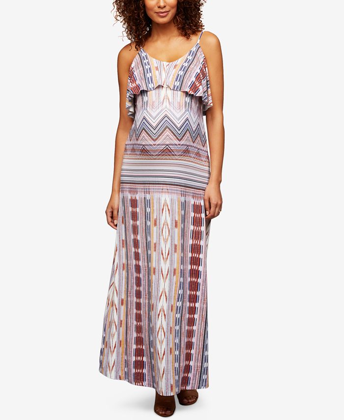Tart Collections Maternity Tiered Maxi Dress - Macy's