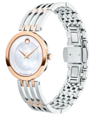 Movado Women's Swiss Esperanza Two-Tone PVD Stainless Steel Bracelet ...