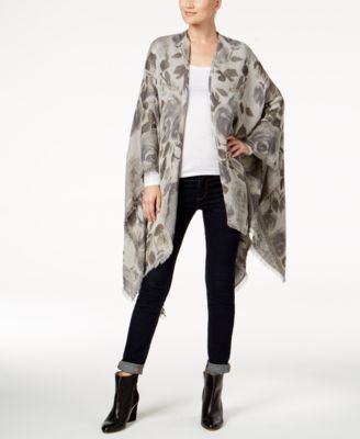 Steve Madden - Reversible Blushed Roses Cape