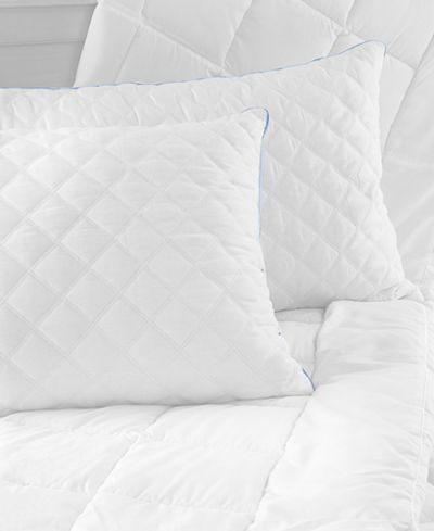 soft tex quilted memory foam cluster pillow