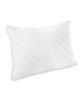 soft tex quilted memory foam cluster pillow