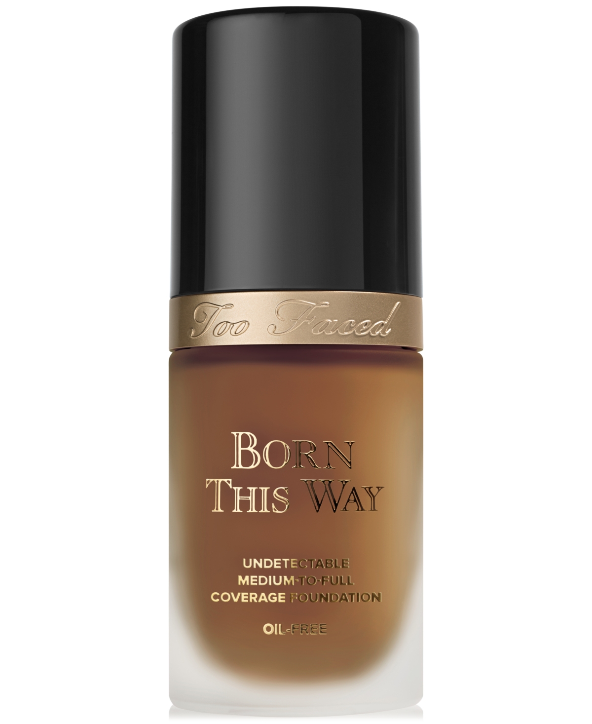 Too Faced Born This Way Flawless Coverage Natural Finish Foundation In Hazelnut - Deepest W,rosy Undertones