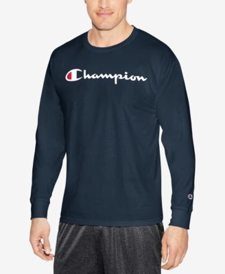 mens champion long sleeve shirt