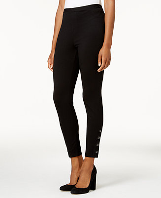 Style & Co Pyramid-Studded Leggings, Created for Macy's & Reviews ...