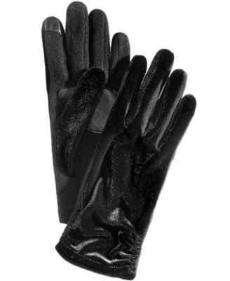 Echo - Classic Velvet Ruched Touchscreen Gloves