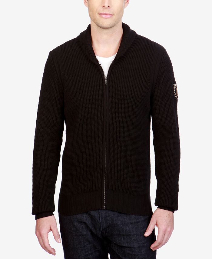 Lucky Brand Men's Triumph Full-Zip Sweater - Macy's