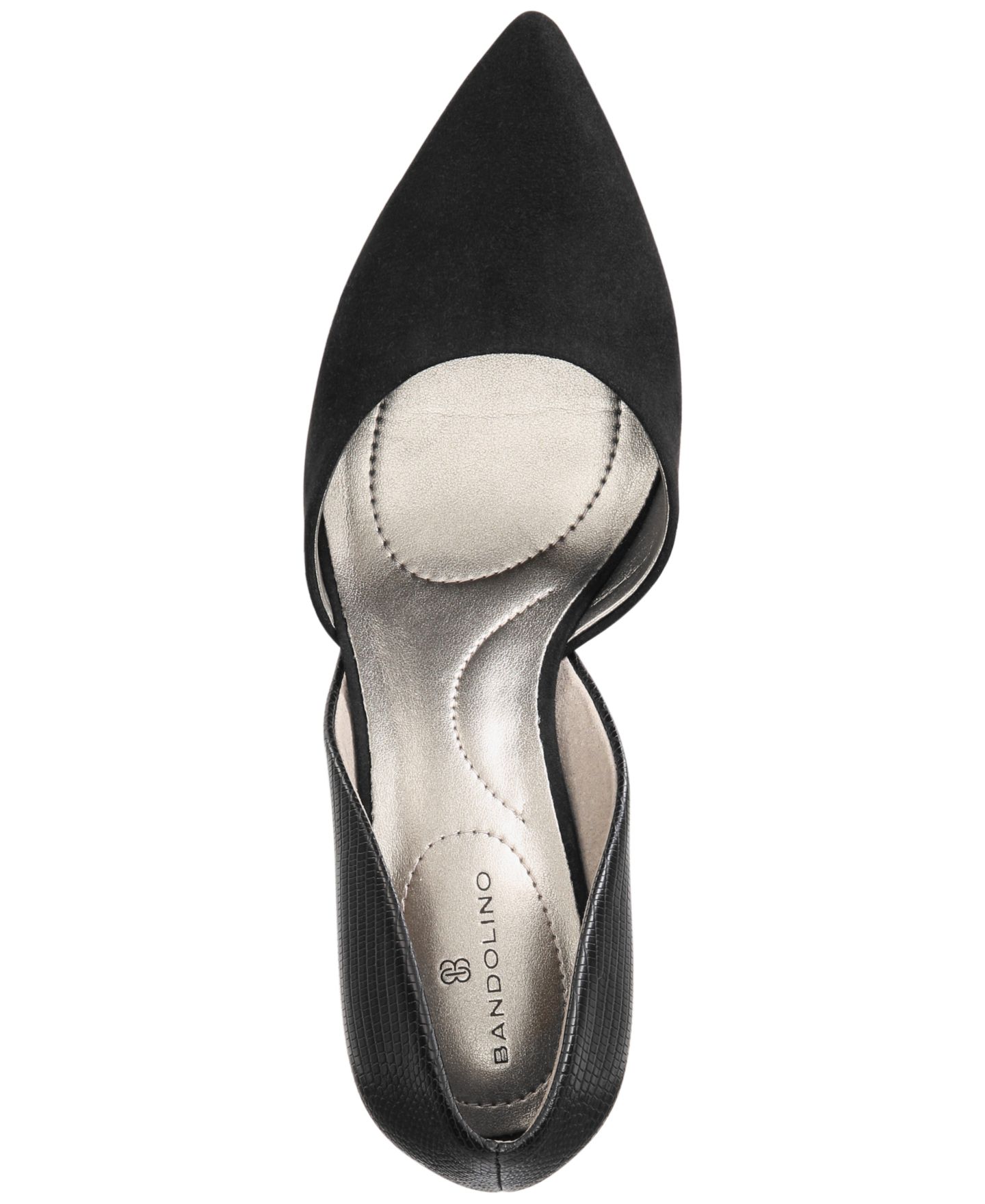 Женские туфли Bandolino Grenow D'Orsay Pointed Toe Pumps, цвет: Чёрный — фото 4