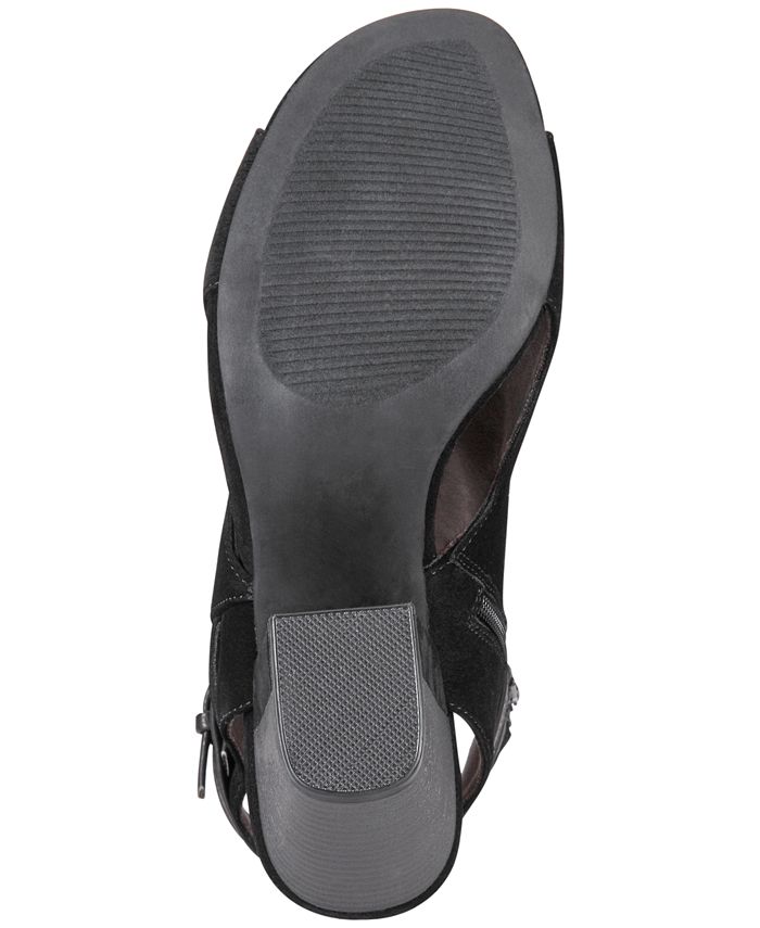 White Mountain Shira Block-Heel Dress Sandals - Macy's